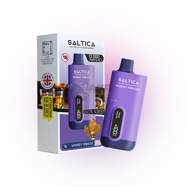 Saltica 12000 Whiskey Tobacco